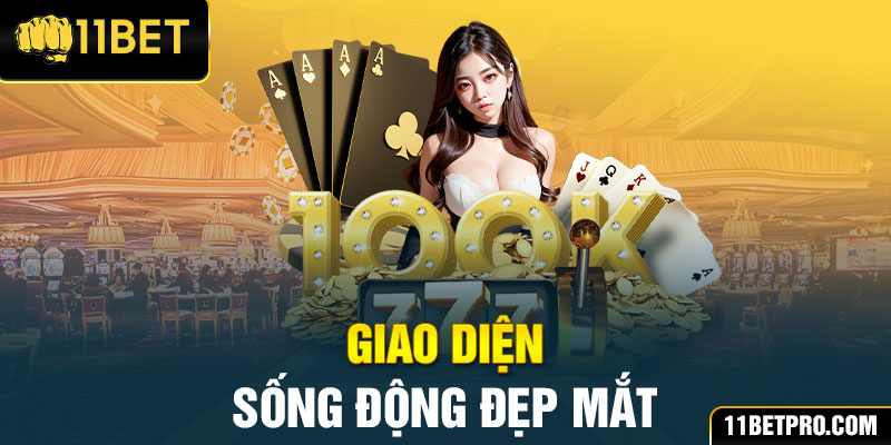 Giao diện sống động đẹp mắt